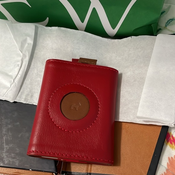 Speed Wallet Mini new red and camel leather - Picture 6 of 7